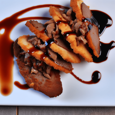 Deliziosa ricetta di fegato di vitello impanato con un tocco di aceto balsamico, arricchito con erbe aromatiche per un sapore irresistibile. Da servire subito per apprezzarne la croccantezza e la morbidezza. Buonissimo!