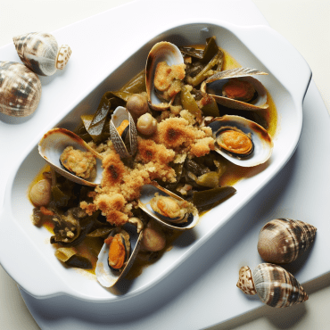 Le cozze al gratin sono un piatto delizioso, perfetto per ogni occasione. Ricetta con ingredienti semplici come vino bianco, aglio, prezzemolo, burro e pangrattato. Le cozze vengono farcite con una deliziosa miscela di funghi, pangrattato e condimenti, e infornate fino a doratura. Un tocco finale di scorza di limone grattugiata conferisce freschezza al piatto.